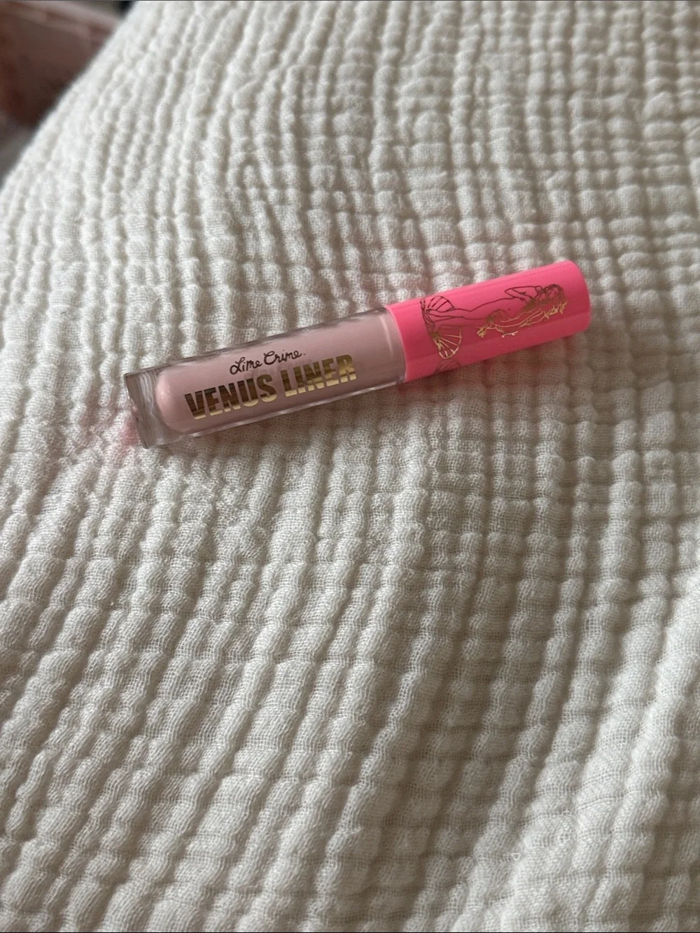 Lime Crime Venus Liquid Eye Liner pastel light baby pink